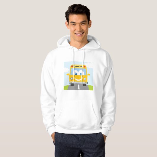 Happy School Bus Hoodie (Vorne ganz)