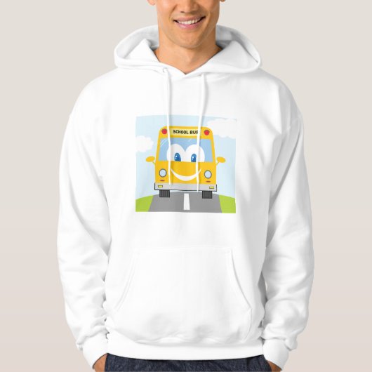 Happy School Bus Hoodie (Vorderseite)