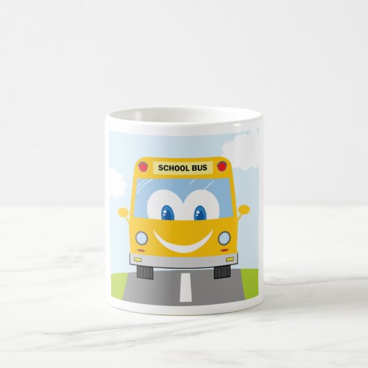 Happy School Bus Kaffeetasse (Mittel)