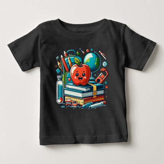 Happy School Days: Back to School Essentials Baby T-shirt (Vorderseite)