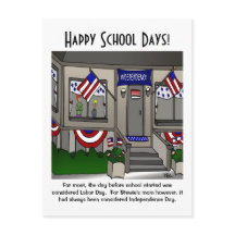 Happy School Days Postcard