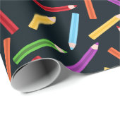 Happy School Geschenkpapier (Rolleneckpunkt)