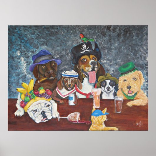 Happy Schwanzes Saloon Poster (Vorne)