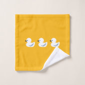 Happy Schwimmen ein Paddeln Muster II Badhandtuch Set (Waschlappen)