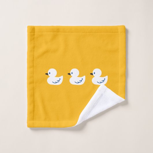 Happy Schwimmen ein Paddeln Muster II Badhandtuch Set (Waschlappen)