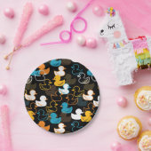 Happy Schwimmen ein Paddeln von Enten Muster Pappteller (Party)