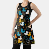 Happy Schwimmen ein Paddeln von Enten Muster Schürze (InSitu)