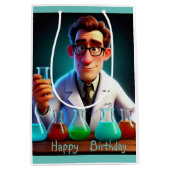 Happy Scientist Mittlere Geschenktüte (Vorderseite)