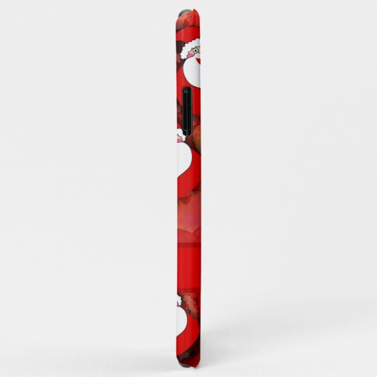 Happy Seamless Santa Claus Pattern Case-Mate iPhone Hülle (Hinten/Rechts)