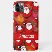 Happy Seamless Santa Claus Pattern Case-Mate iPhone Hülle (Rückseite)