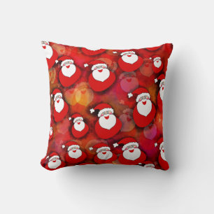Happy Seamless Santa Claus Pattern Kissen
