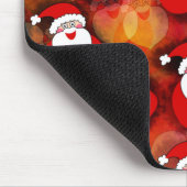 Happy Seamless Santa Claus Pattern Mousepad (Ecke)