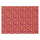 Happy Seamless Santa Claus Pattern Tischdecke (Vorderseite (Horizontal))