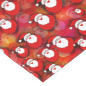 Happy Seamless Santa Claus Pattern Tischdecke (Schrägansicht)