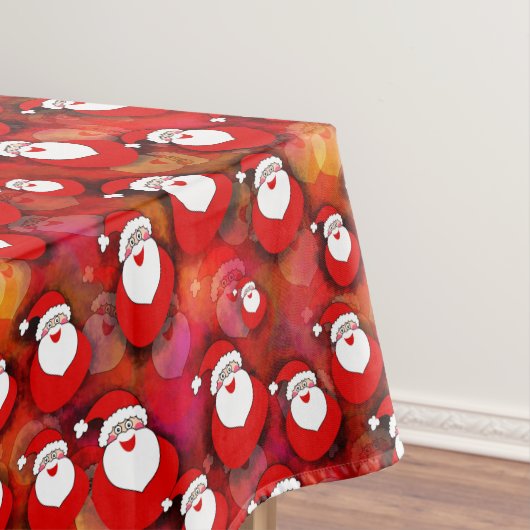 Happy Seamless Santa Claus Pattern Tischdecke (Beispiel)