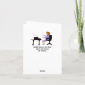 Happy Secretary Day Dankeskarte (Rückseite)