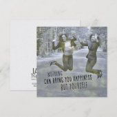 HAPPY SELF 5,25 x 5,25 Karte (Vorne/Hinten)