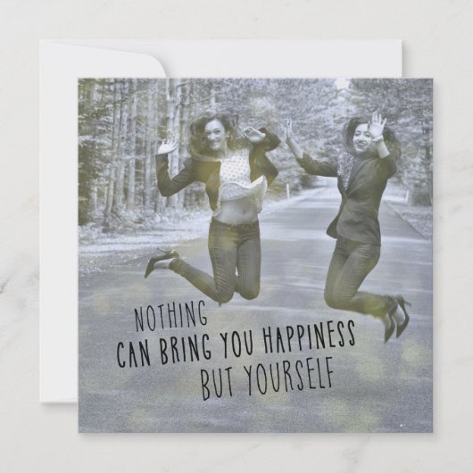 HAPPY SELF 5,25 x 5,25 Karte (Vorderseite)