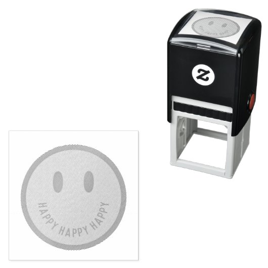 Happy Self-Inking Briefmarke Permastempel (Beispiel)