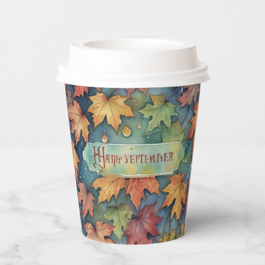 Happy September Pappbecher (Rückseite)