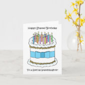 Happy Shared Geburtstag to Grandtochter Karte (Gelbe Blume)