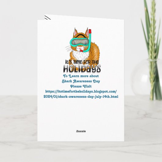 Happy Shark Awareness Day | 14. Juli Karte (Rückseite)
