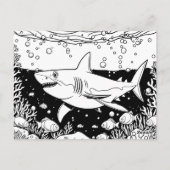 Happy Shark Awareness Day | 14. Juli Postkarte (Rückseite)