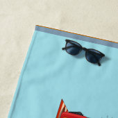 Happy Shark Cotton Beach Handtuch (Beispiel)