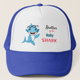 Happy Shark Family Brother Shark Truckerkappe