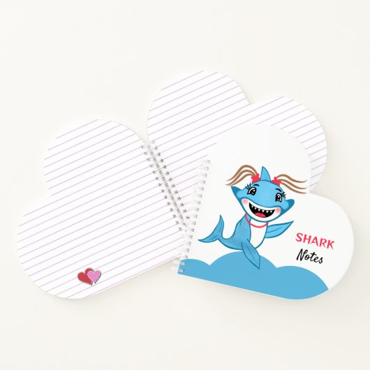 Happy Shark Family Notizblock (Innenseite)