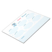 Happy Shark Family Planner Notizblock (angewinkelt)