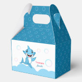 Happy Shark Family Thank You Geschenkschachtel (Vorderseite)