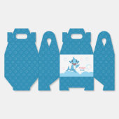 Happy Shark Family Thank You Geschenkschachtel (Ungeklappt)