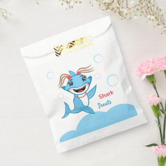 Happy Shark Family Thank You Geschenktütchen