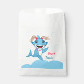 Happy Shark Family Thank You Geschenktütchen (Vorderseite)