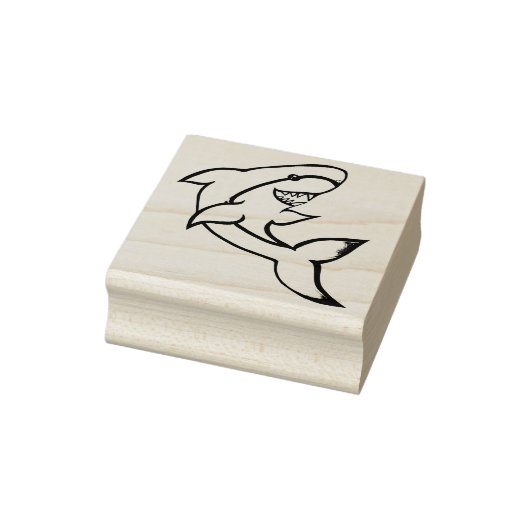 Happy Shark Gummistempel (Stempel)