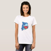 Happy Shark Snack T-Shirt (Vorne ganz)