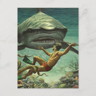 Happy Shark Week Postkarte