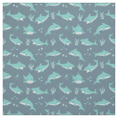 Happy Sharks Stoff (Muster)