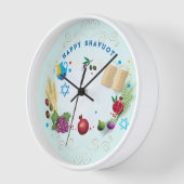 Happy SHAVUOT dekorative Ornament sieben Arten Uhr (Winkel)