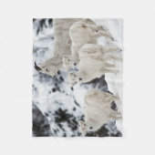 Happy Sheep Family Fleecedecke (Vorderseite)