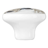 Happy Sheep Family Keramikknauf (Seitenansicht)