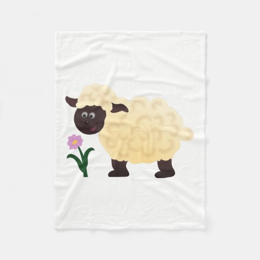 Happy Sheep Fleecedecke (Vorderseite)