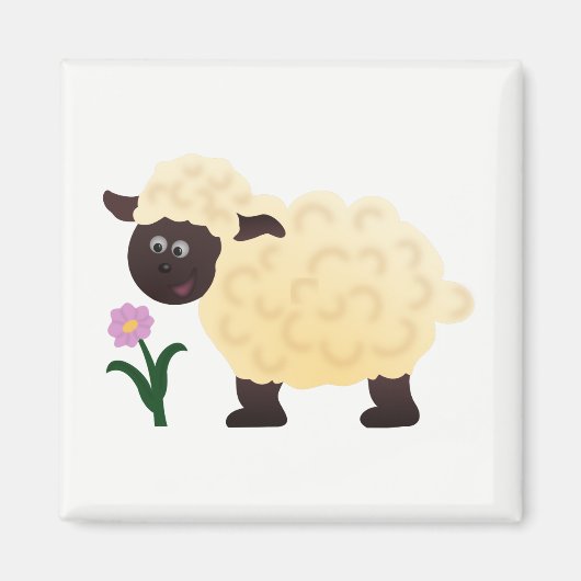 Happy Sheep Magnet (Vorne)