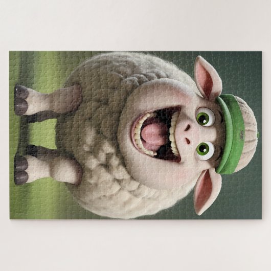 Happy Sheep Puzzle (Horizontal)