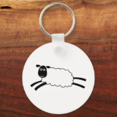 Happy Sheep Schlüsselanhänger (Vorderseite)