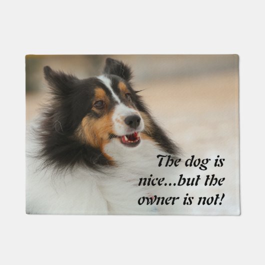 Happy Shelty Fußmatte (Vorderseite)