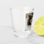 Happy Shelty Schnapsglas (Links)