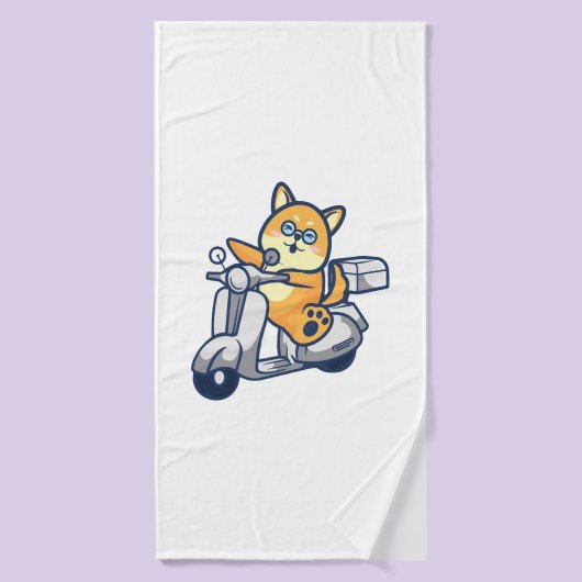 Happy Shiba Inu Badehandtuch (Badehandtuch)
