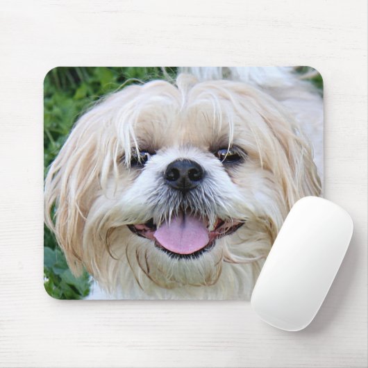 Happy Shih tzu Mousepad (Mit Mouse)